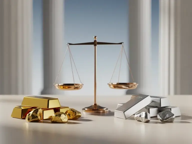 Rechtsgrundlagen für Investitionen in Edelmetalle: Ein umfassender Überblick Illustration zum Thema Edelmetalle investment rechtsgrundlagen