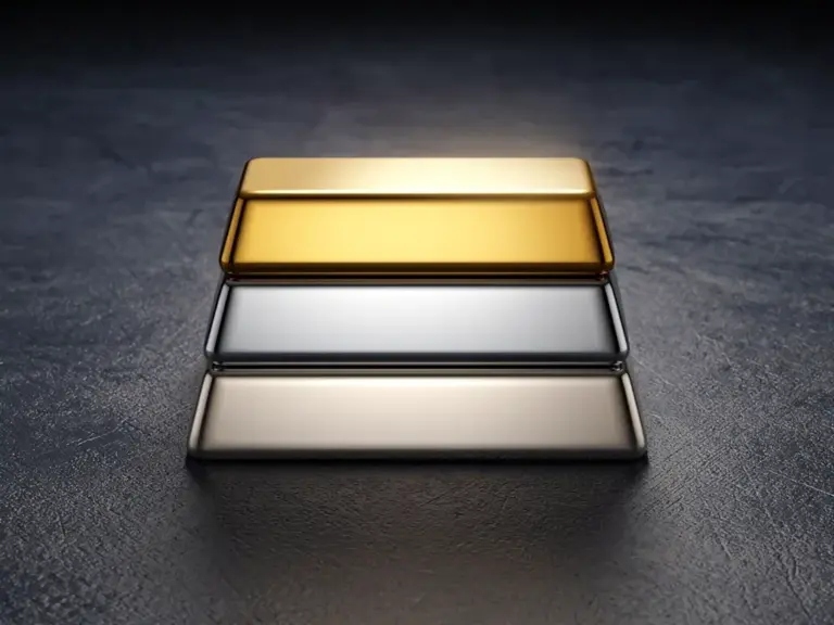 Gold, Silber oder Platin: Ein detaillierter Edelmetalle Vergleich Edelmetalle Vergleich zwischen Gold, Silber und Platin im Überblick