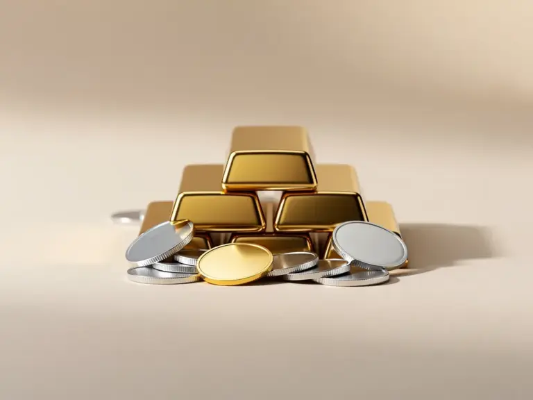 Edelmetalle als Investition: Strategien für Rohstoffinvestments Illustration zum Thema Rohstoffinvestments Edelmetalle