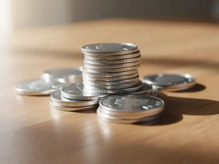 Infografik zu Chancen und Herausforderungen beim langfristigen Silber investieren